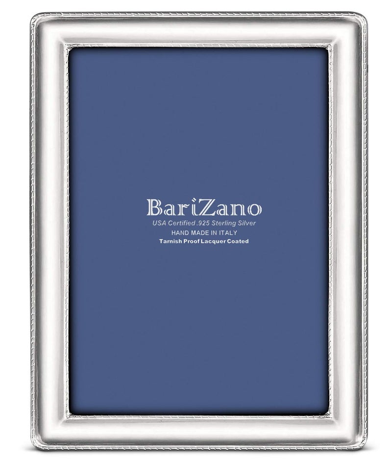 BARIZANO Tarnish Proof 925 Sterling 5x7 Frame